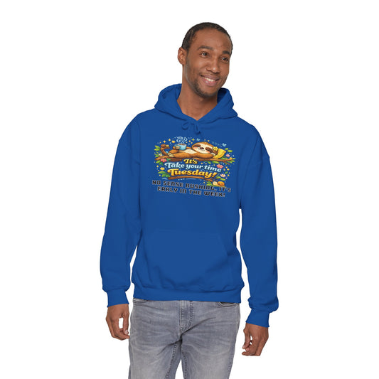 Tuesday - Procrastination Sloth Series Hoodie