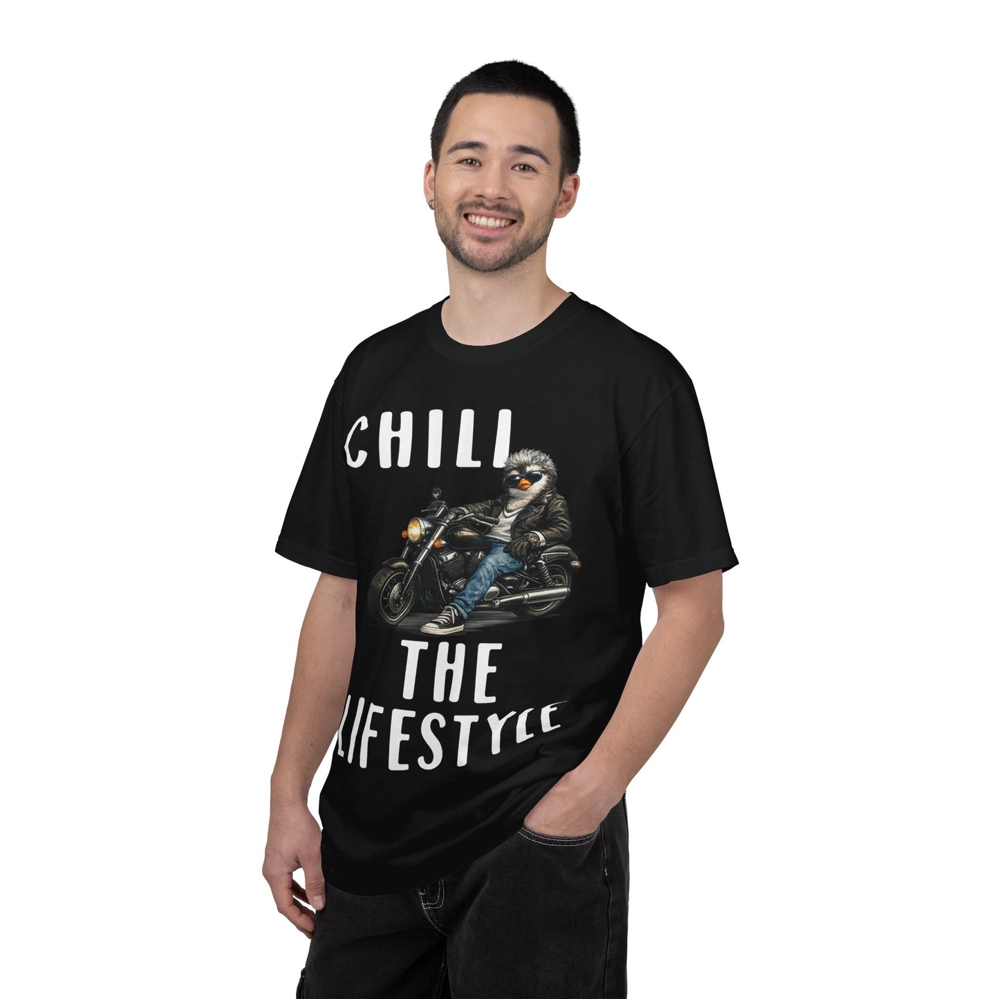 Chill The Lifestyle Grandpa T-shirt -  Penguin Series
