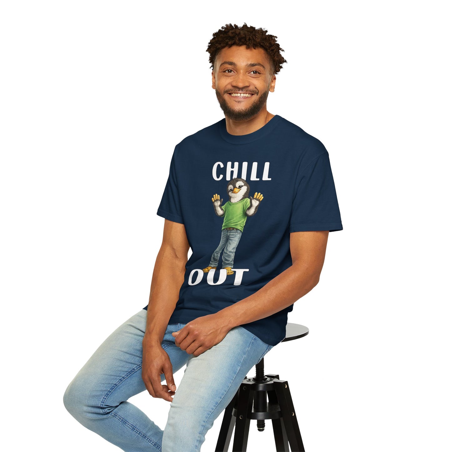 Chill Out Boy T-shirt - Penguin Series