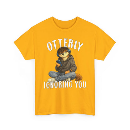 "Otterly Ignoring You" Teen Boy Tee - Otter Series