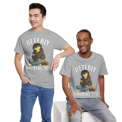 "Otterly Ignoring You" Teen Boy Tee - Otter Series