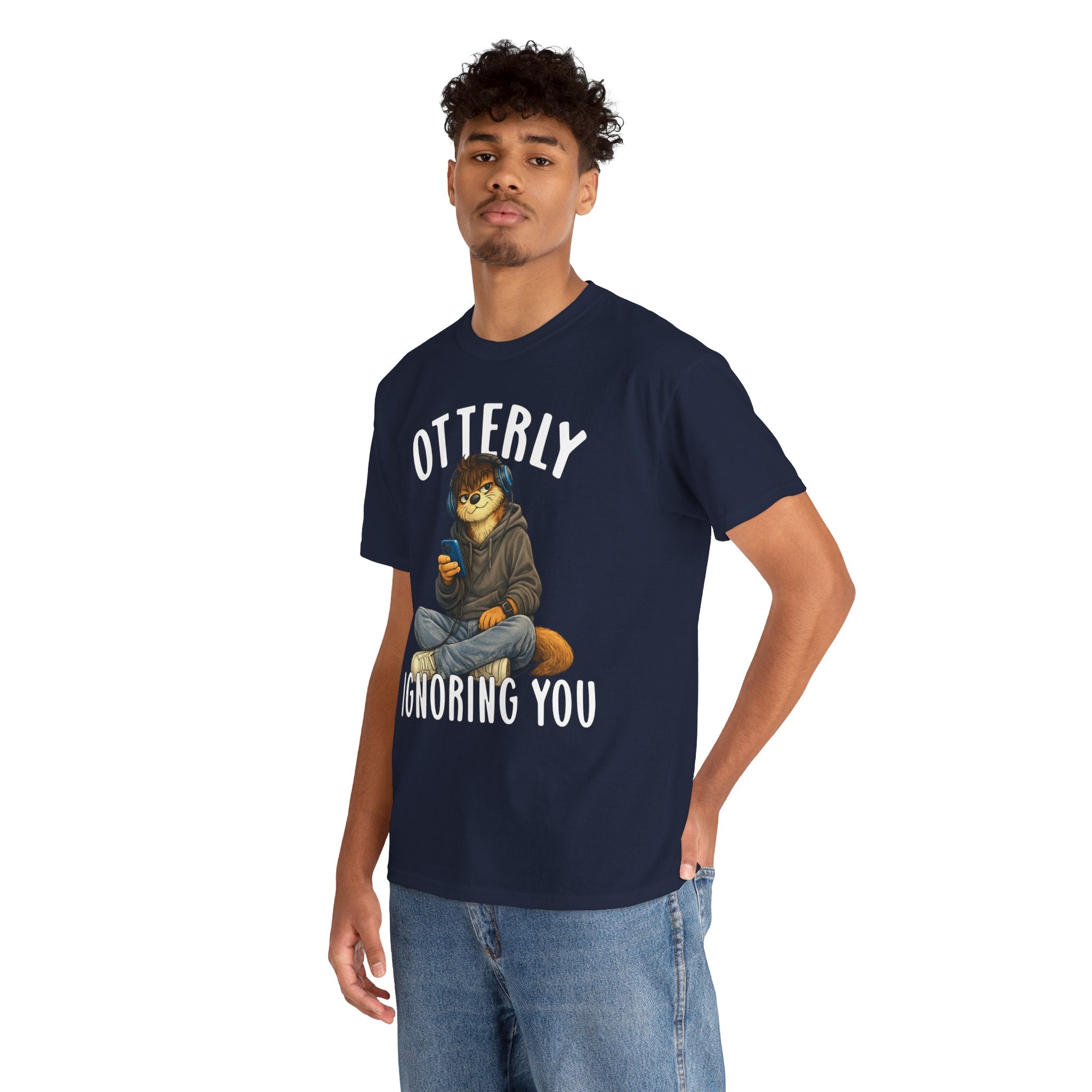 "Otterly Ignoring You" Teen Boy Tee - Otter Series