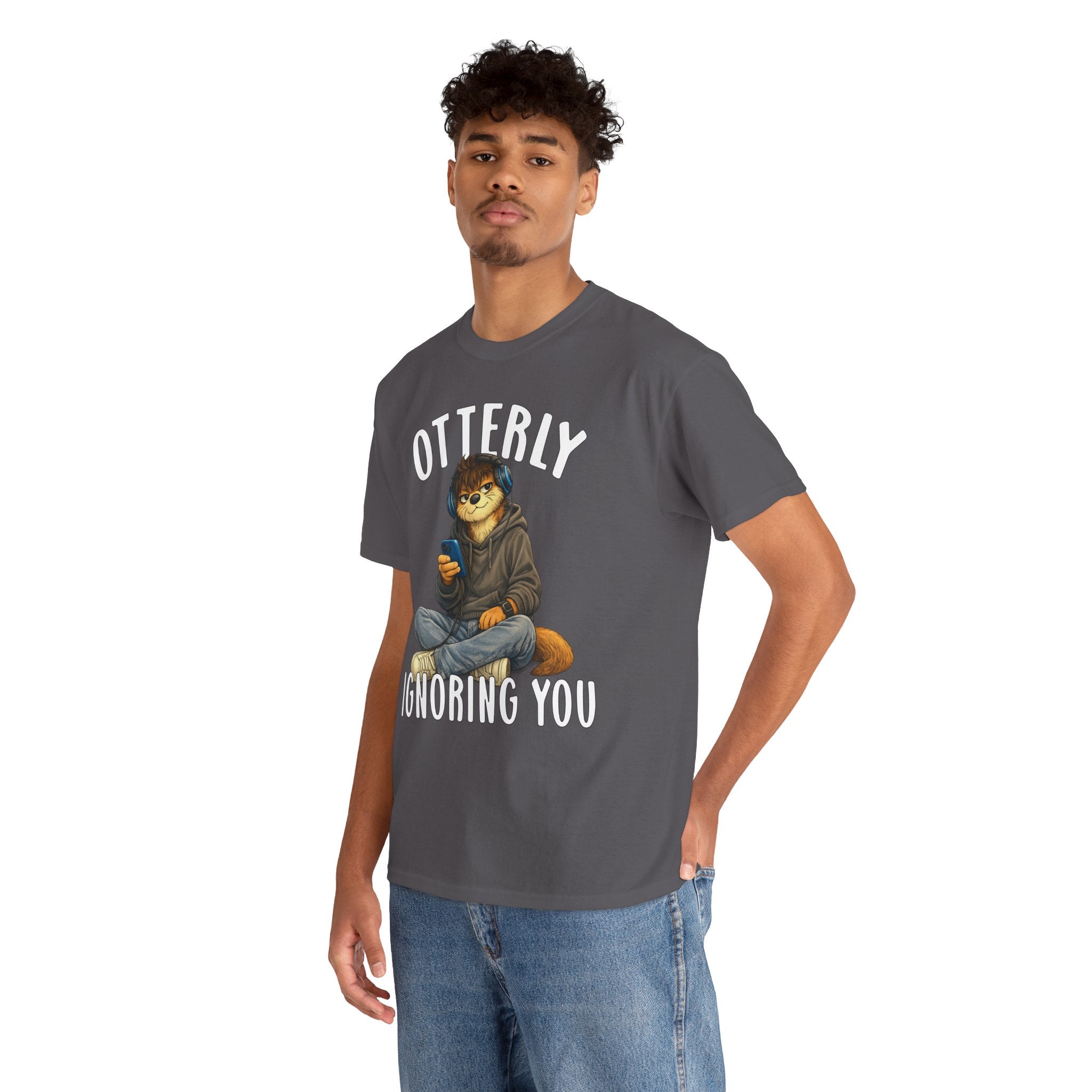 "Otterly Ignoring You" Teen Boy Tee - Otter Series