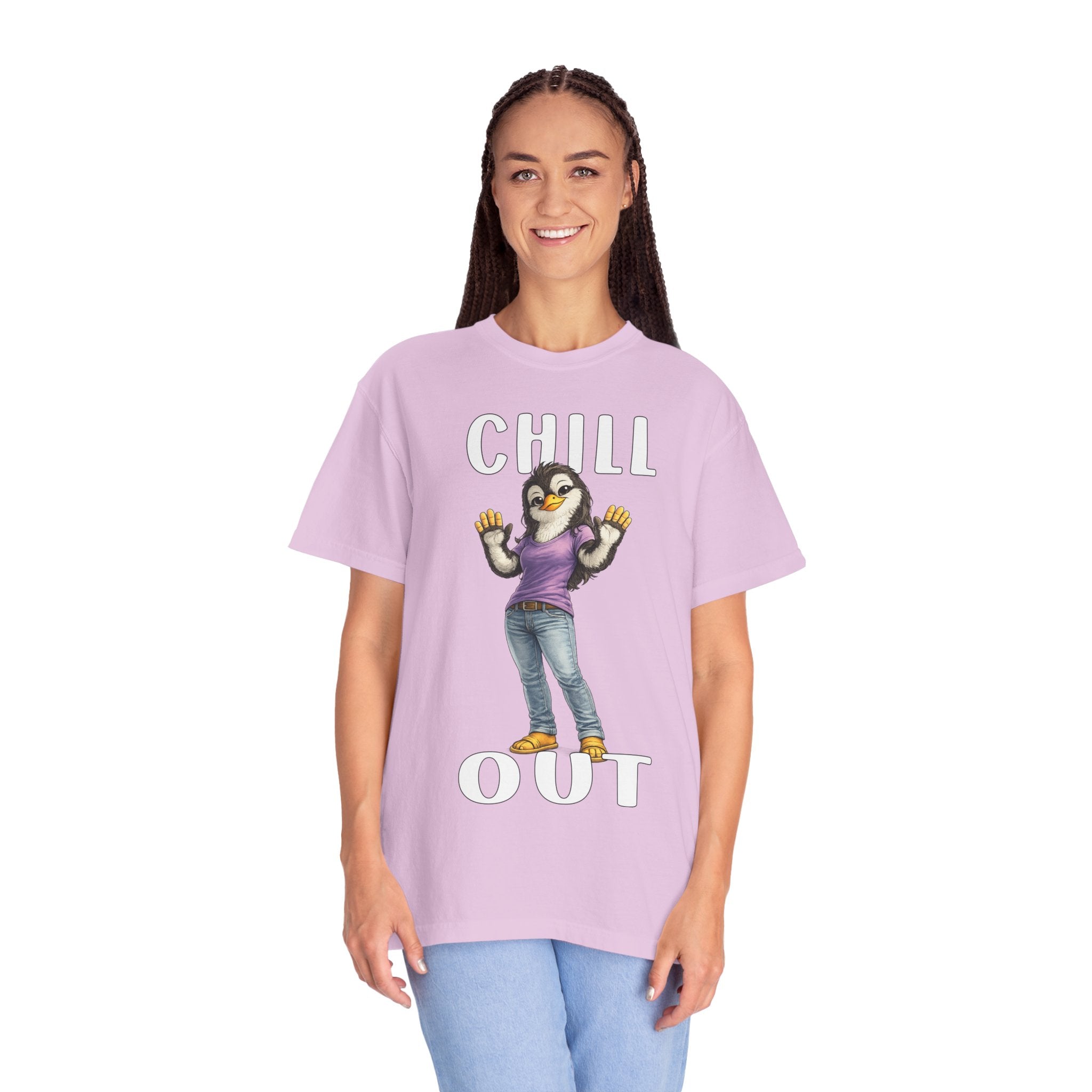 Chill Out Girl T-shirt - Penguin Series