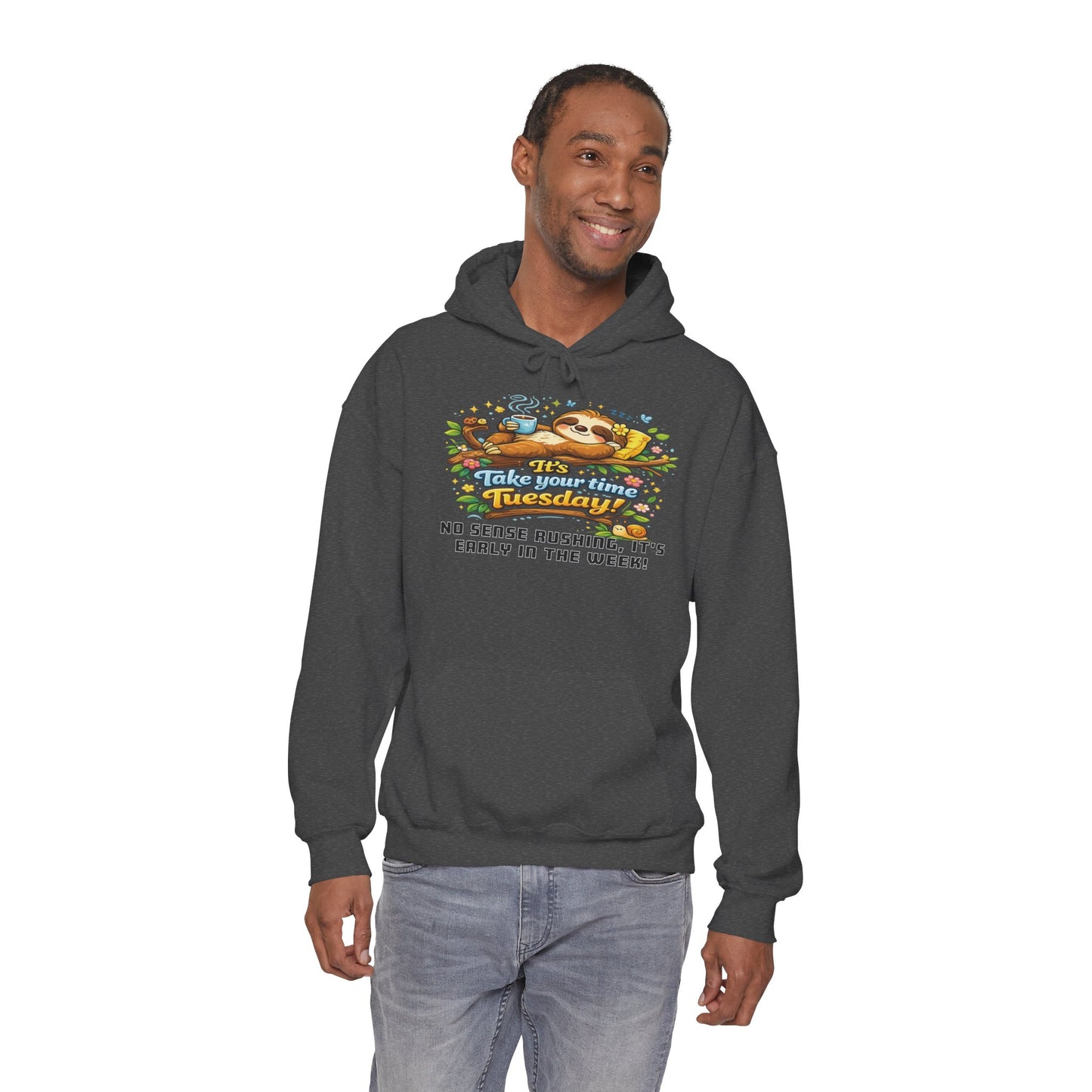 Tuesday - Procrastination Sloth Series Hoodie