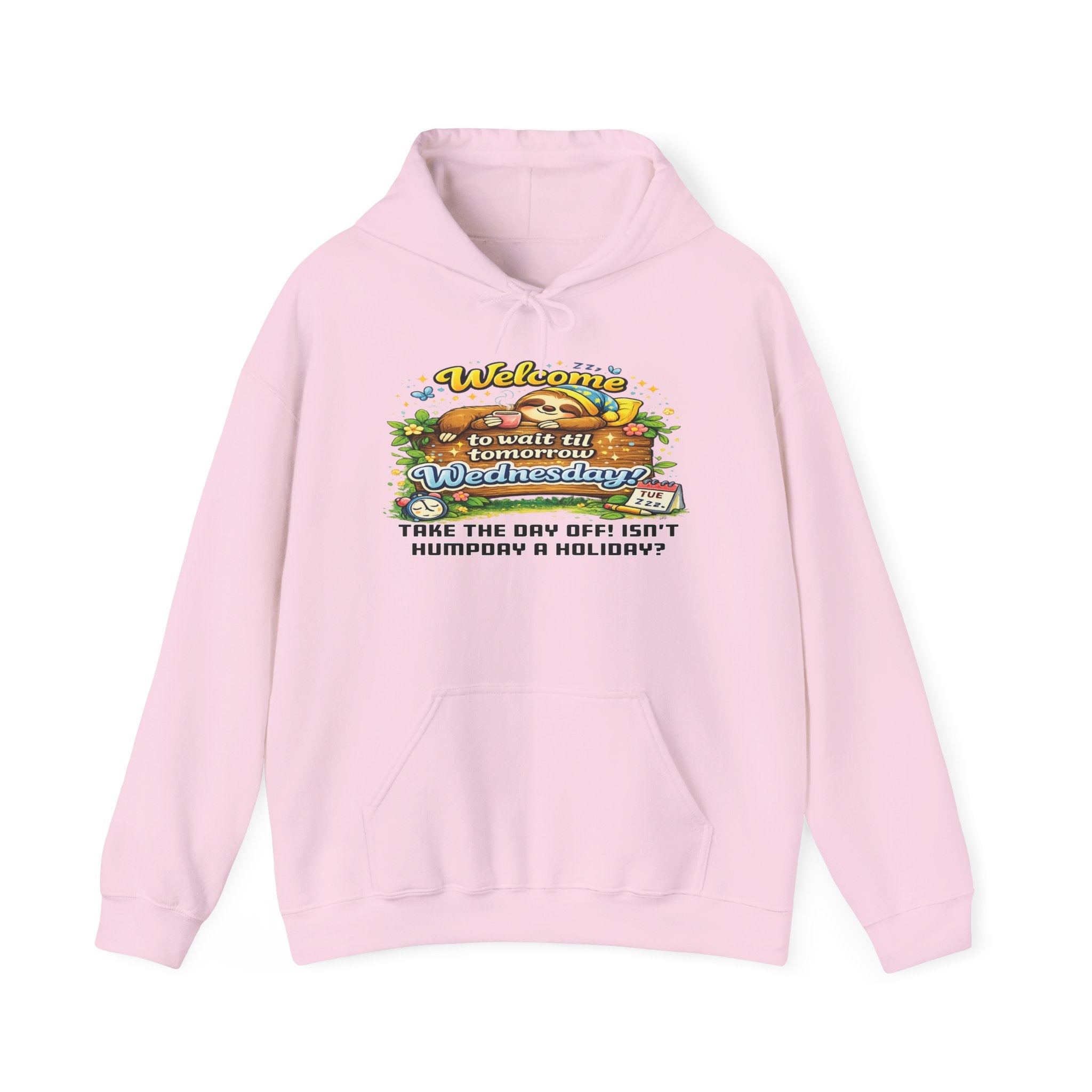 Wednesday - Procrastination Sloth Series Hoodie