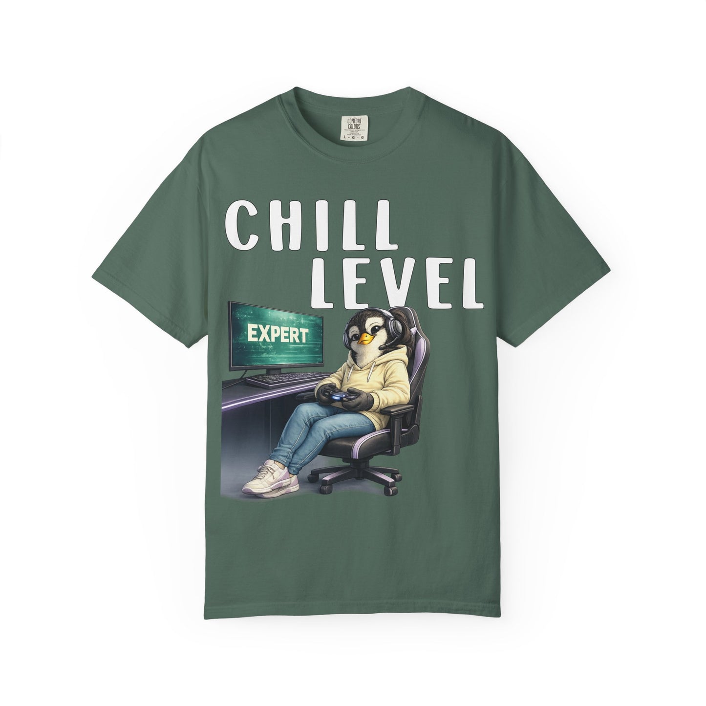 Chill Level Expert Girl T-shirt - Penguin Series