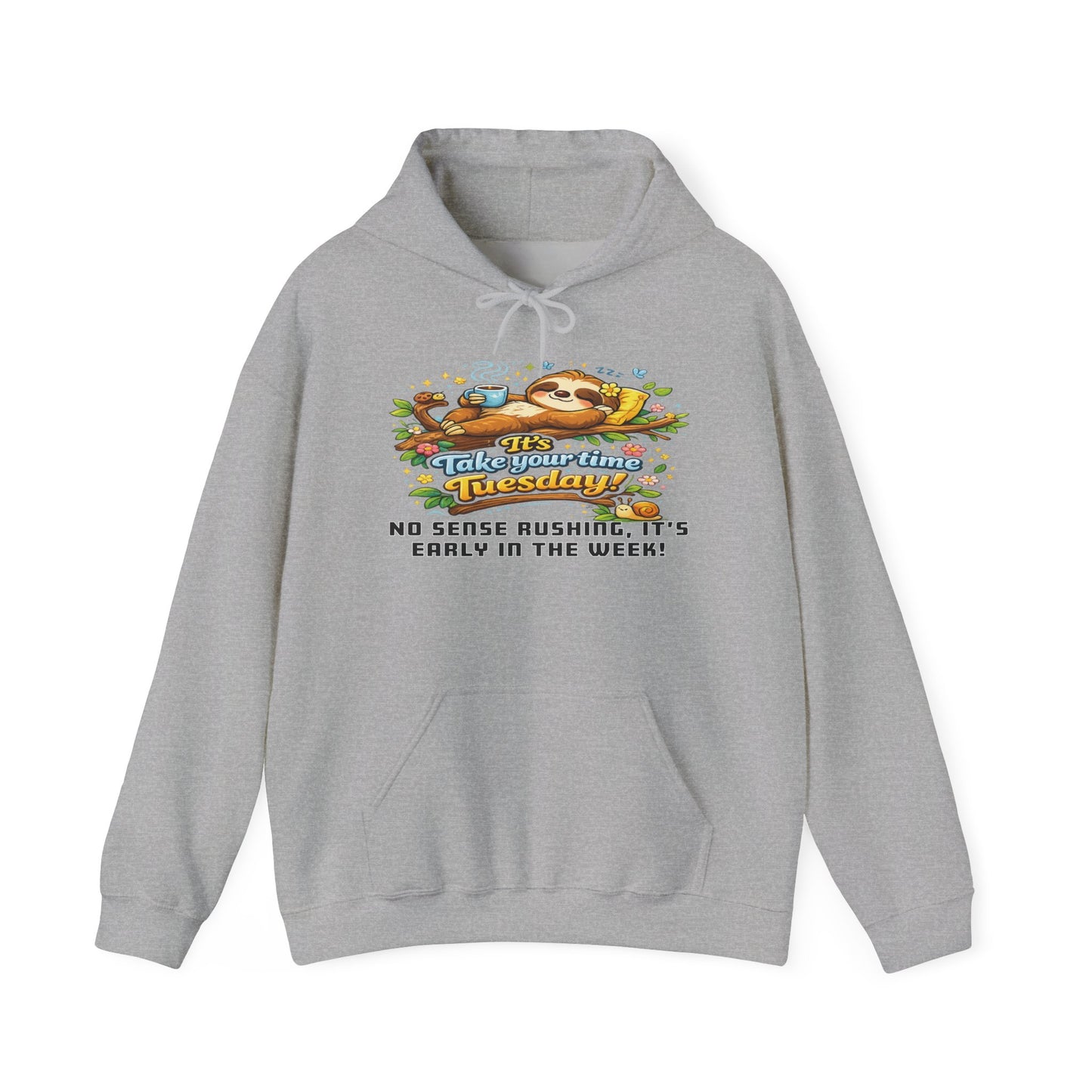 Tuesday - Procrastination Sloth Series Hoodie