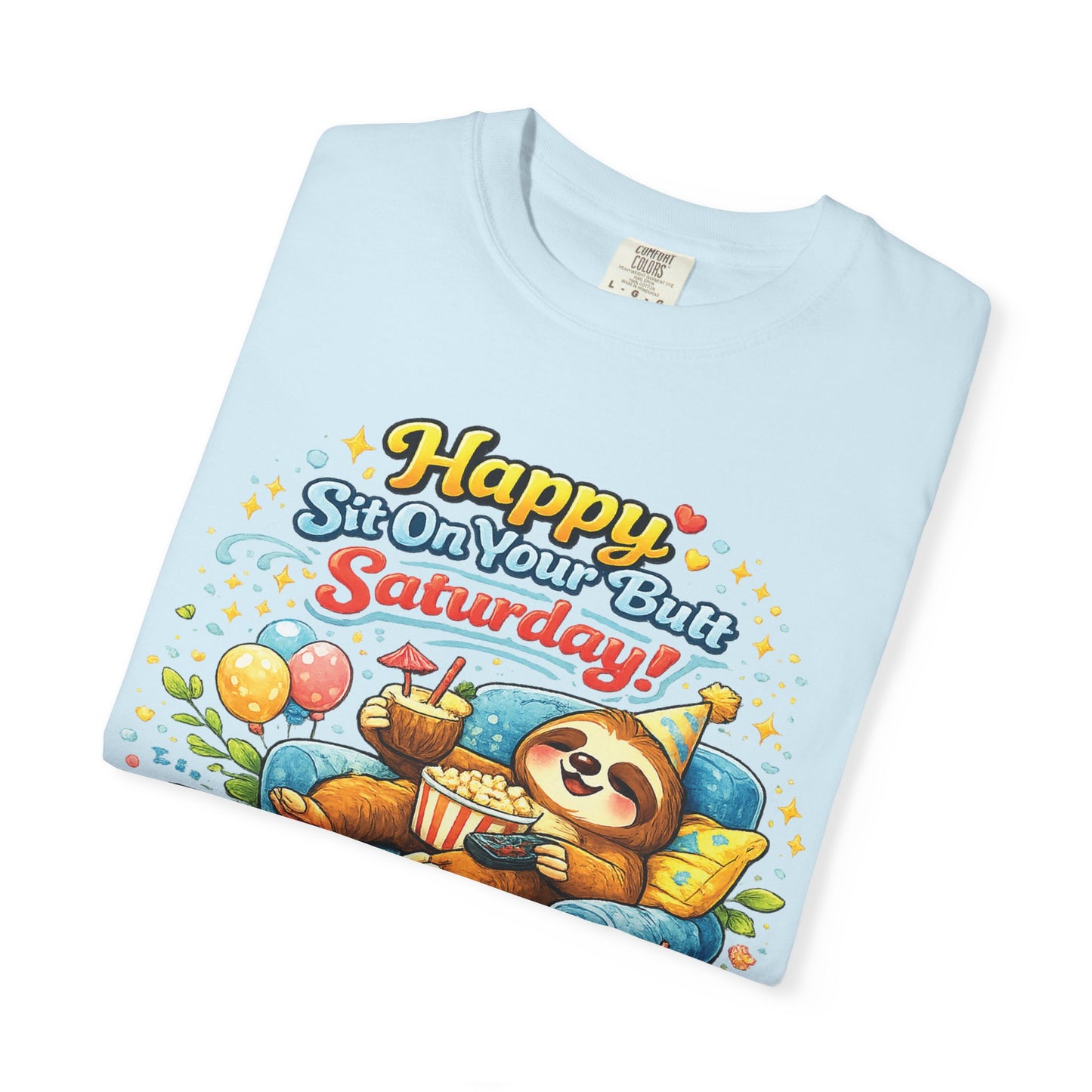 Saturday - Procrastination Sloth Series T-shirt