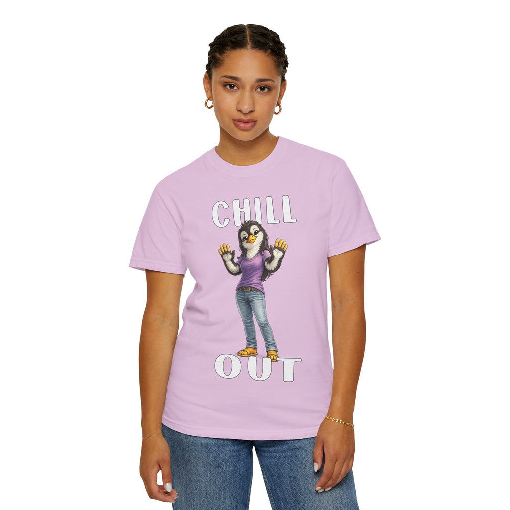 Chill Out Girl T-shirt - Penguin Series