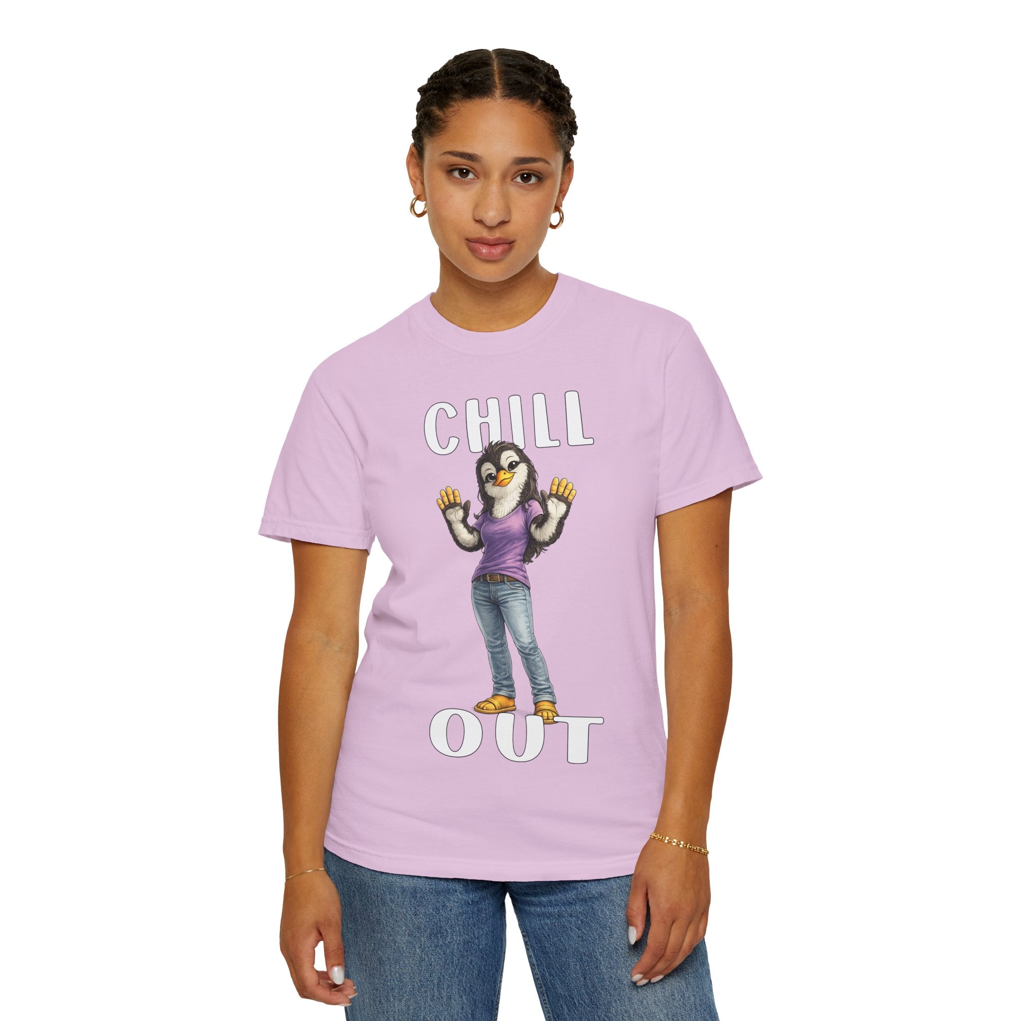 Chill Out Girl T-shirt - Penguin Series