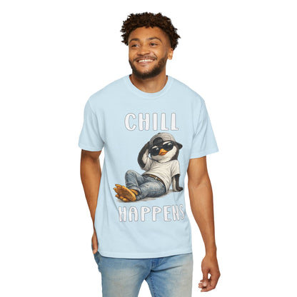 Chill Happens Boy T-shirt - Penguin Series