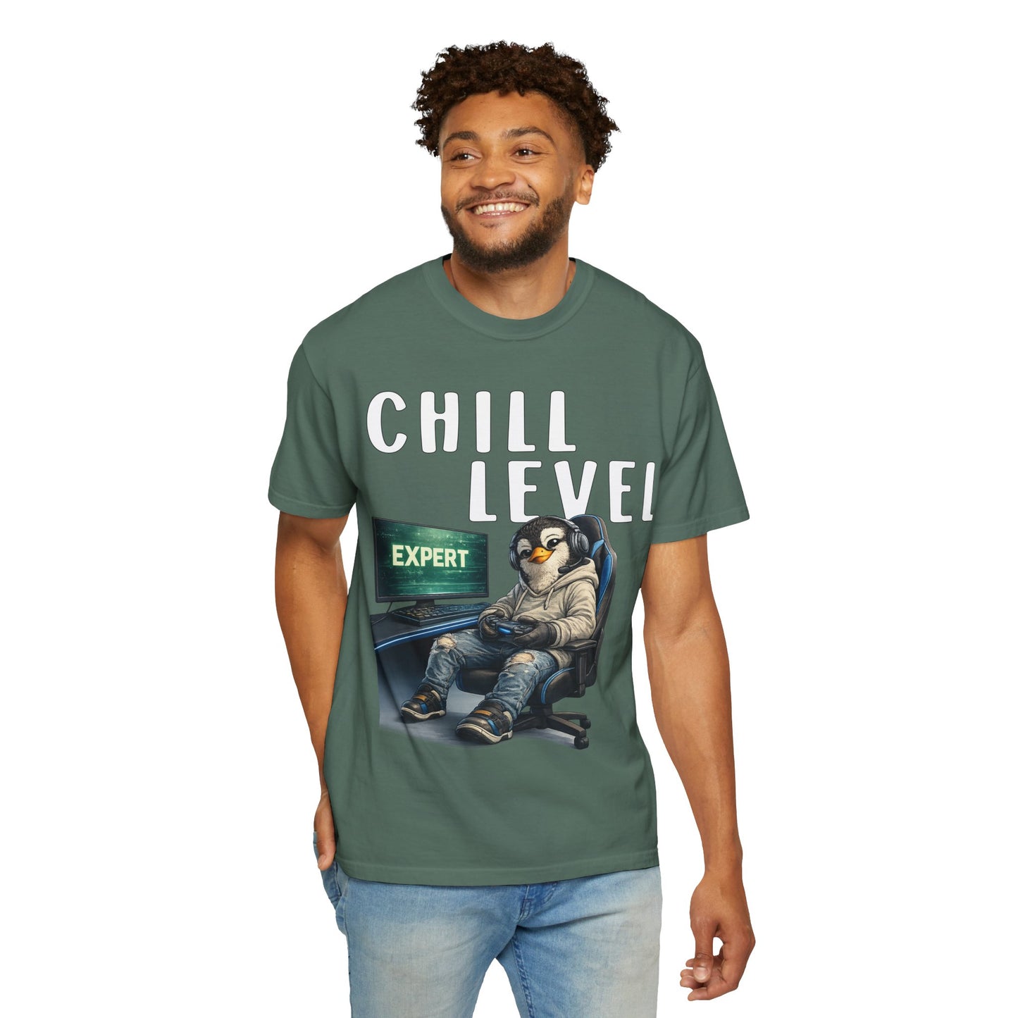 Chill Level Expert T-shirt - Penguin Series