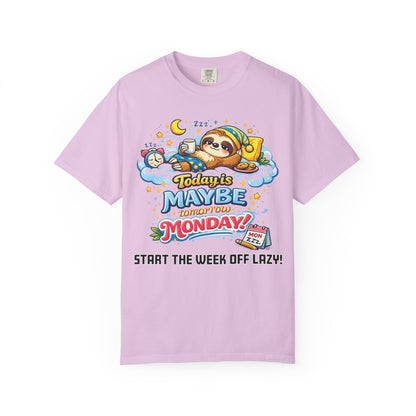 Monday - Procrastination Sloth Series T-shirt