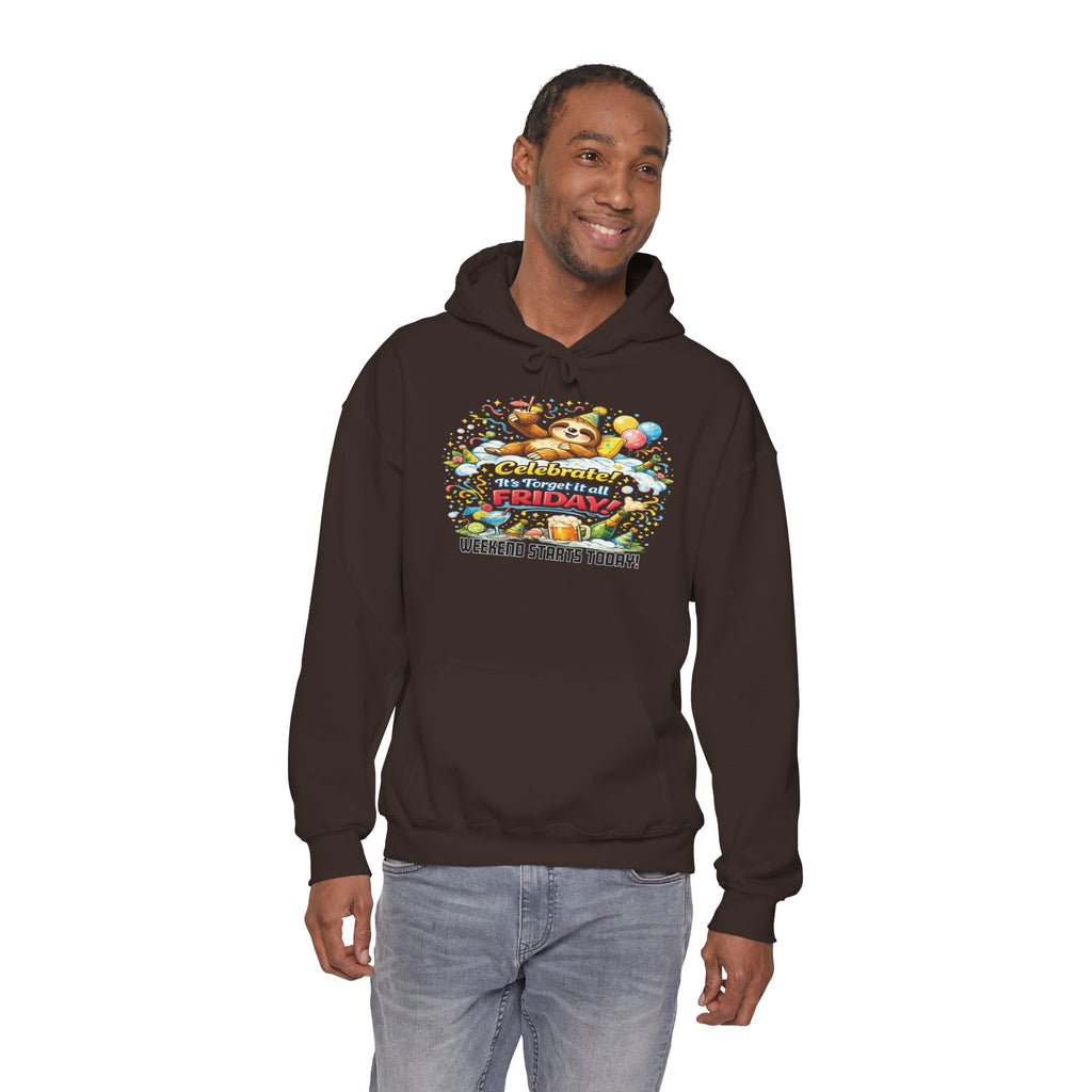 Friday - Procrastination Sloth Series Hoodie