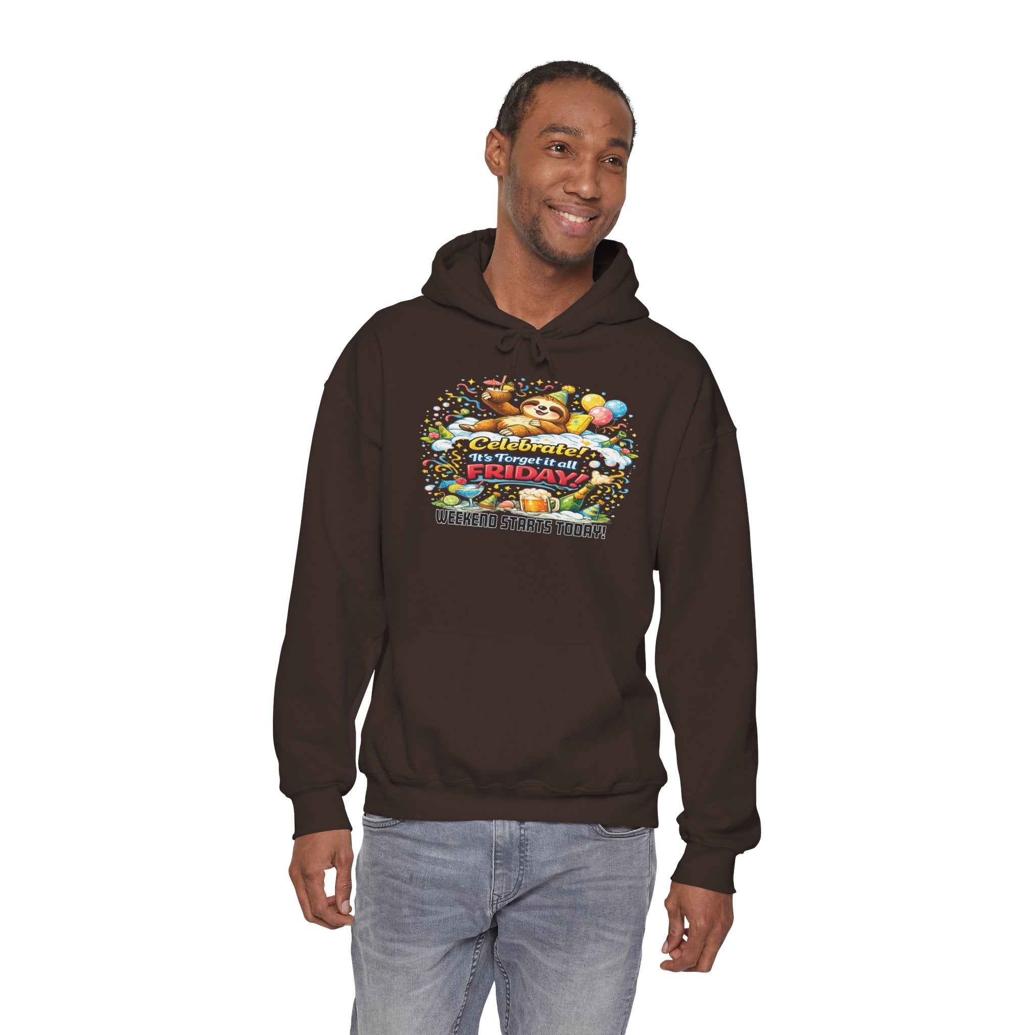 Friday - Procrastination Sloth Series Hoodie