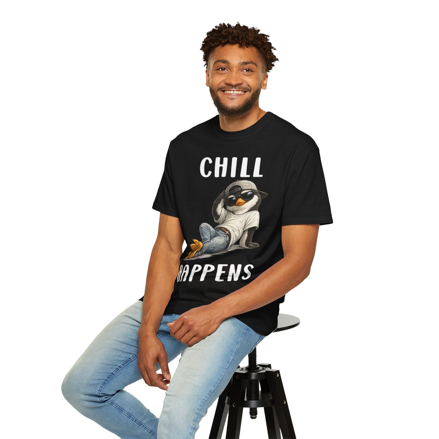 Chill Happens Boy T-shirt - Penguin Series