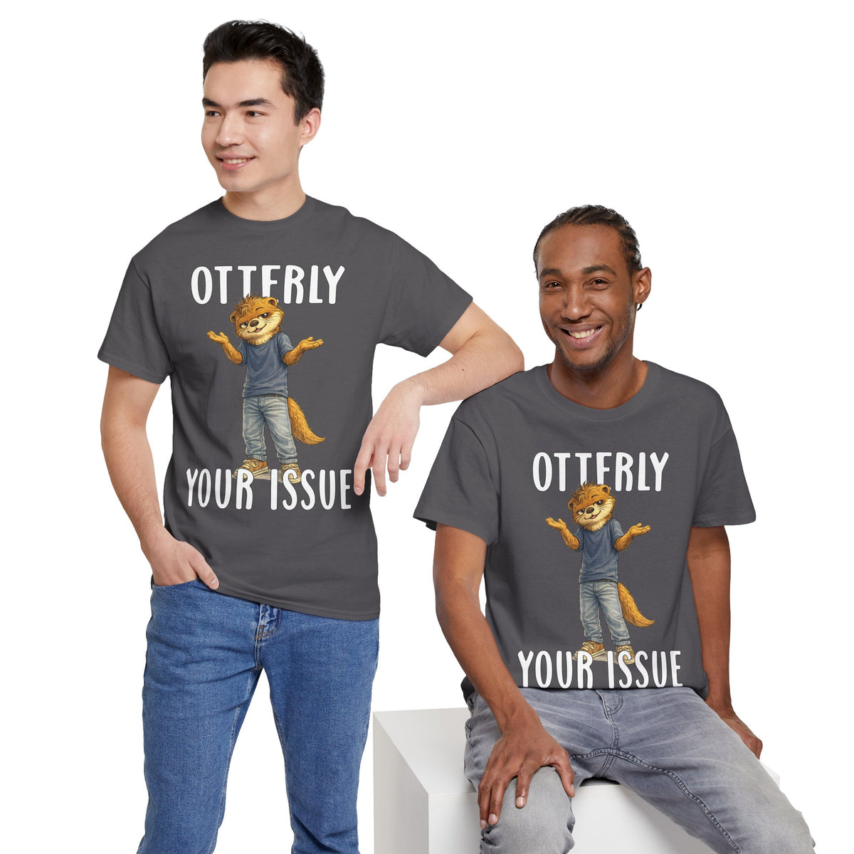 "Otterly Your Issue" Boy Tee - Otter Series