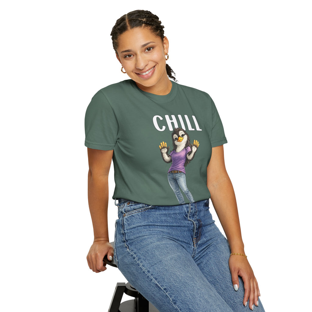 Chill Out Girl T-shirt - Penguin Series