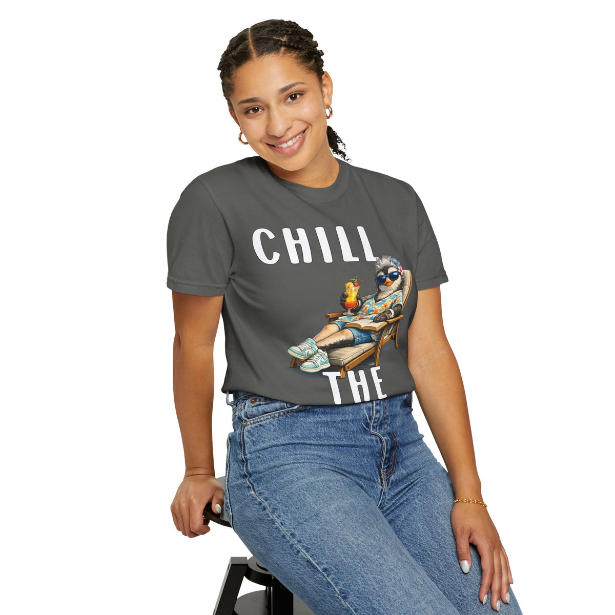 Chill The Lifestyle Grandma T-shirt - Penguin Series