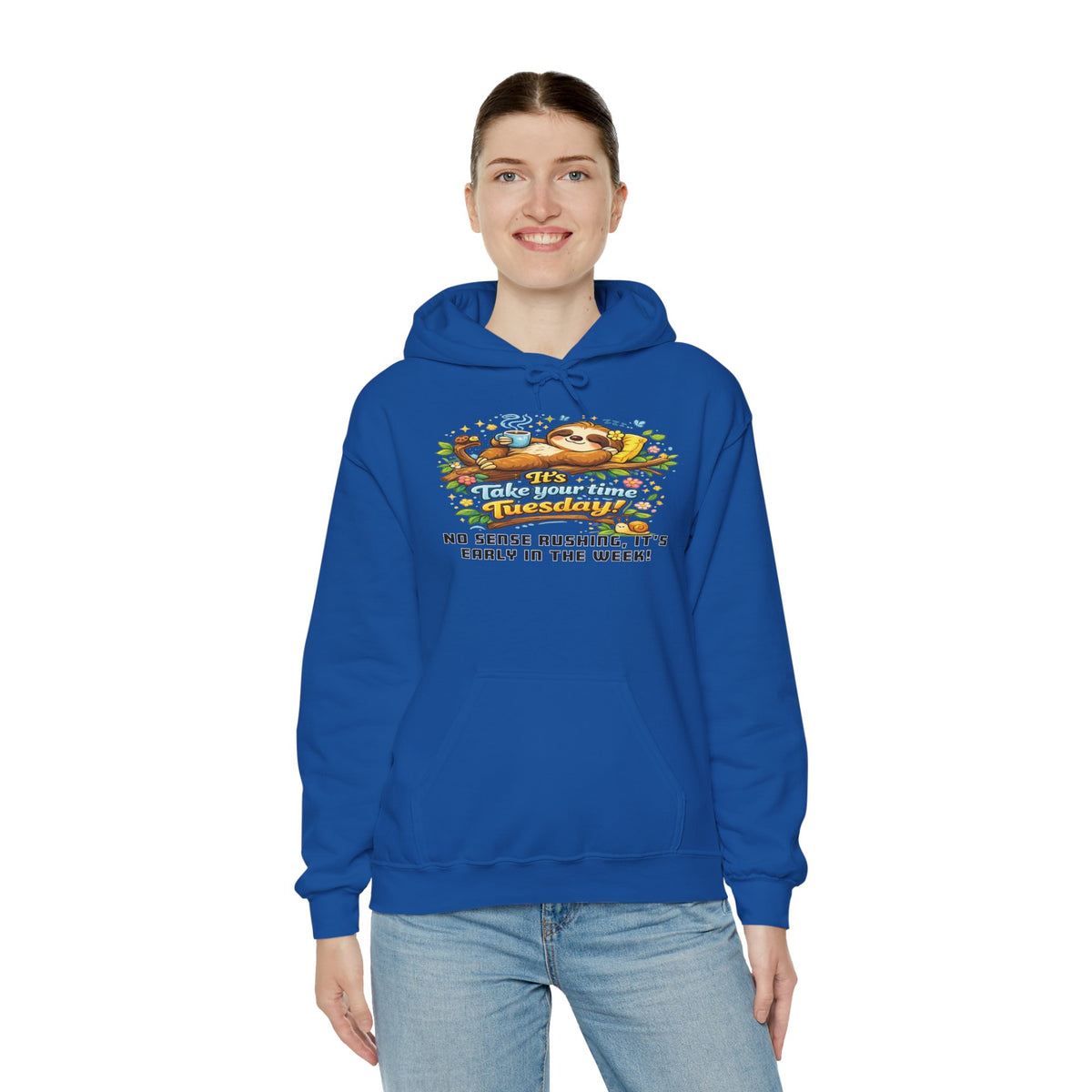 Tuesday - Procrastination Sloth Series Hoodie