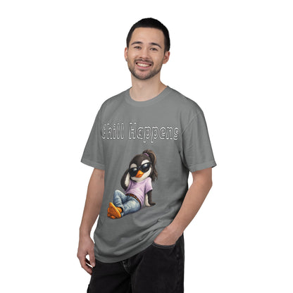"Chill Happens" T-shirt Penguin Series