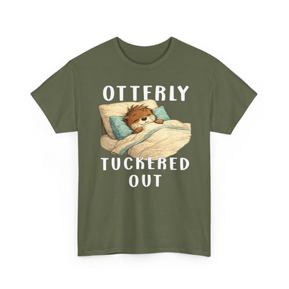 "Otterly Tuckered Out" Tee - Otter Series