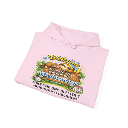 Wednesday - Procrastination Sloth Series Hoodie