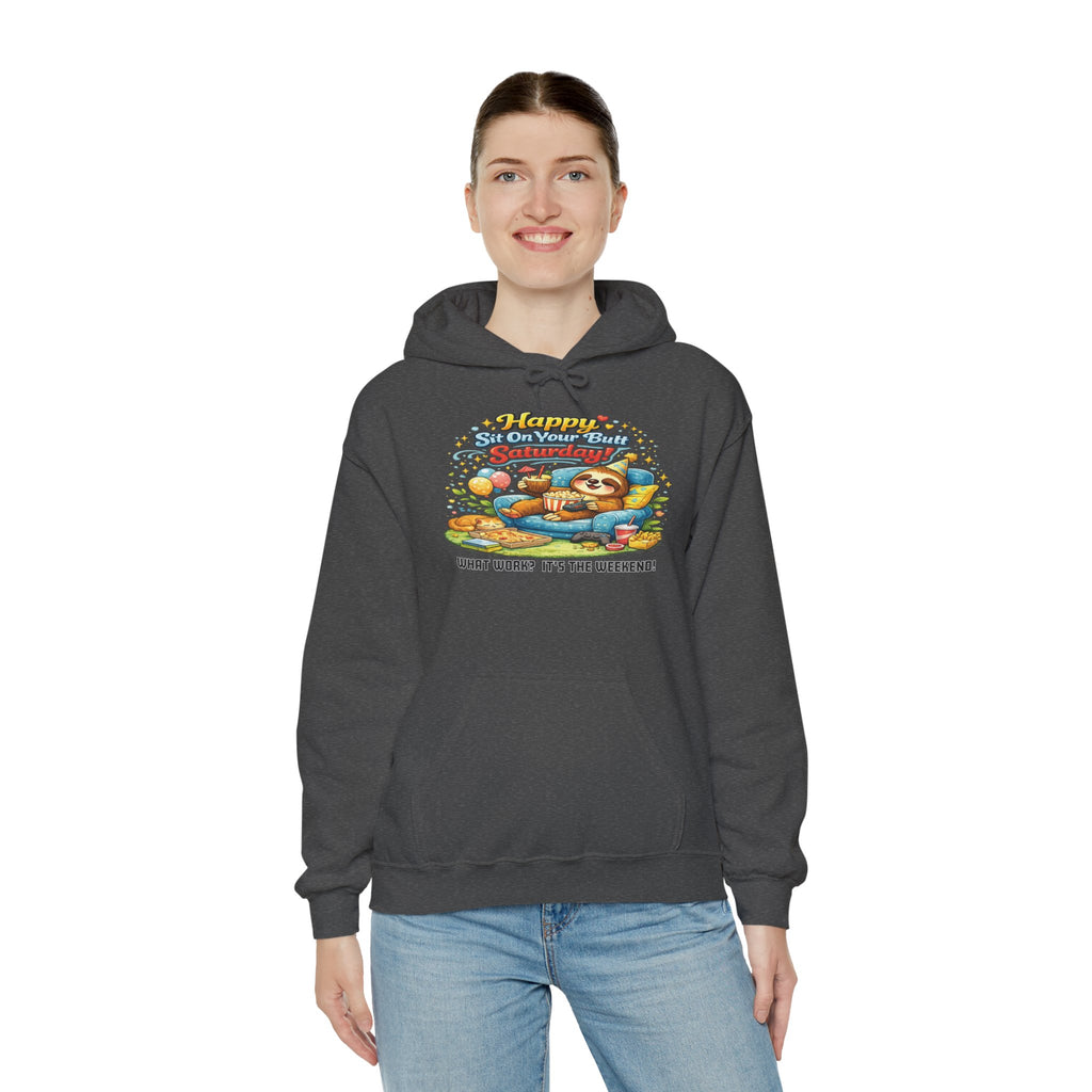 Saturday - Procrastination Sloth Series Hoodie