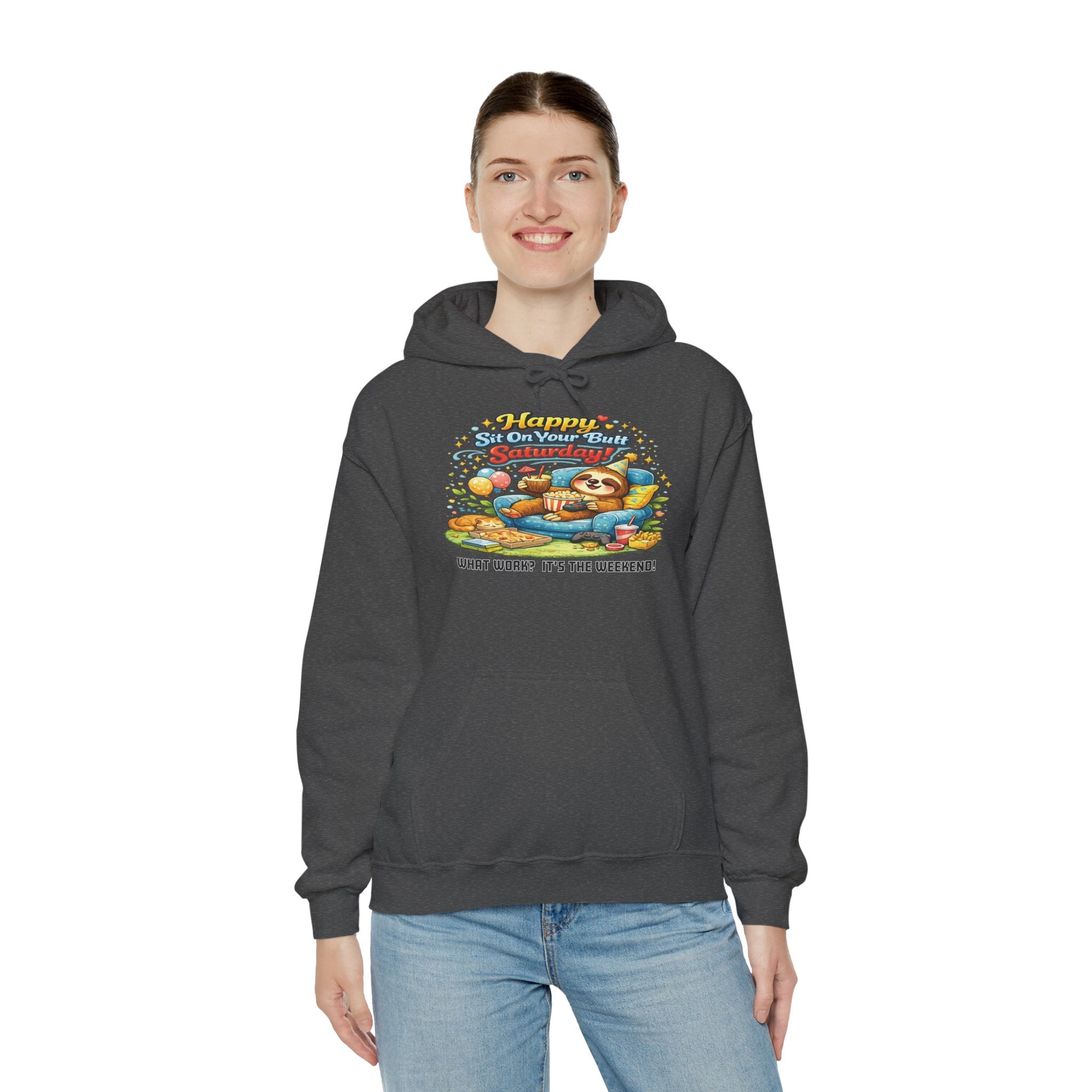 Saturday - Procrastination Sloth Series Hoodie