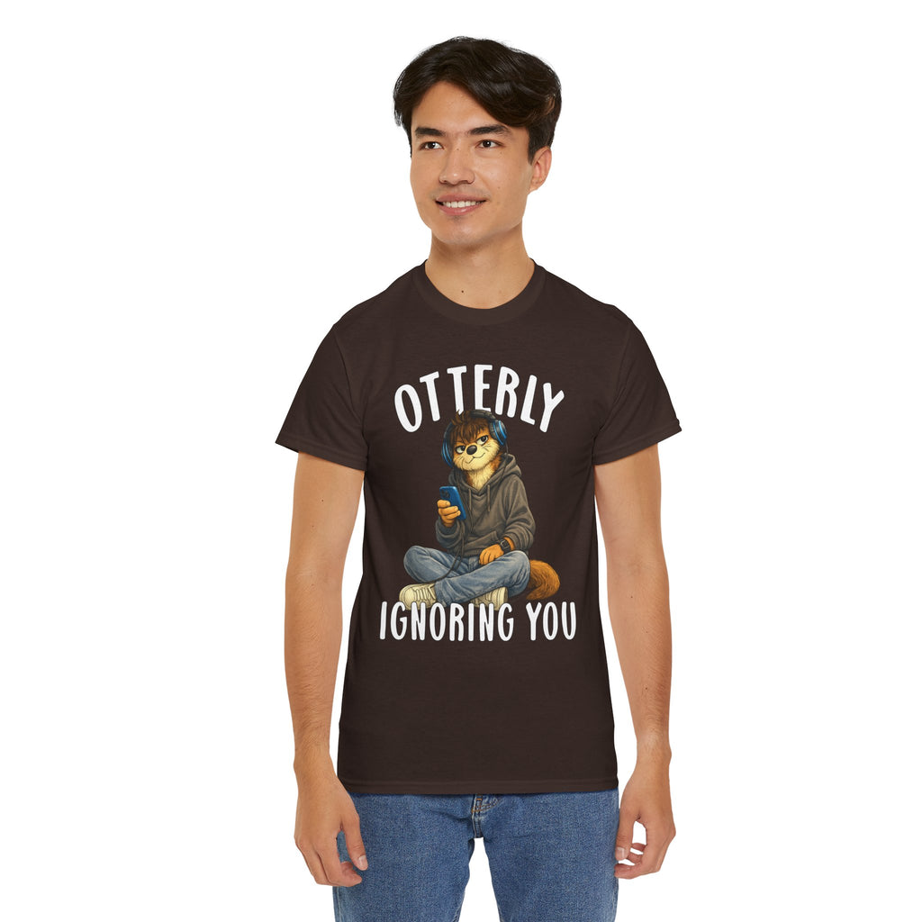 "Otterly Ignoring You" Teen Boy Tee - Otter Series