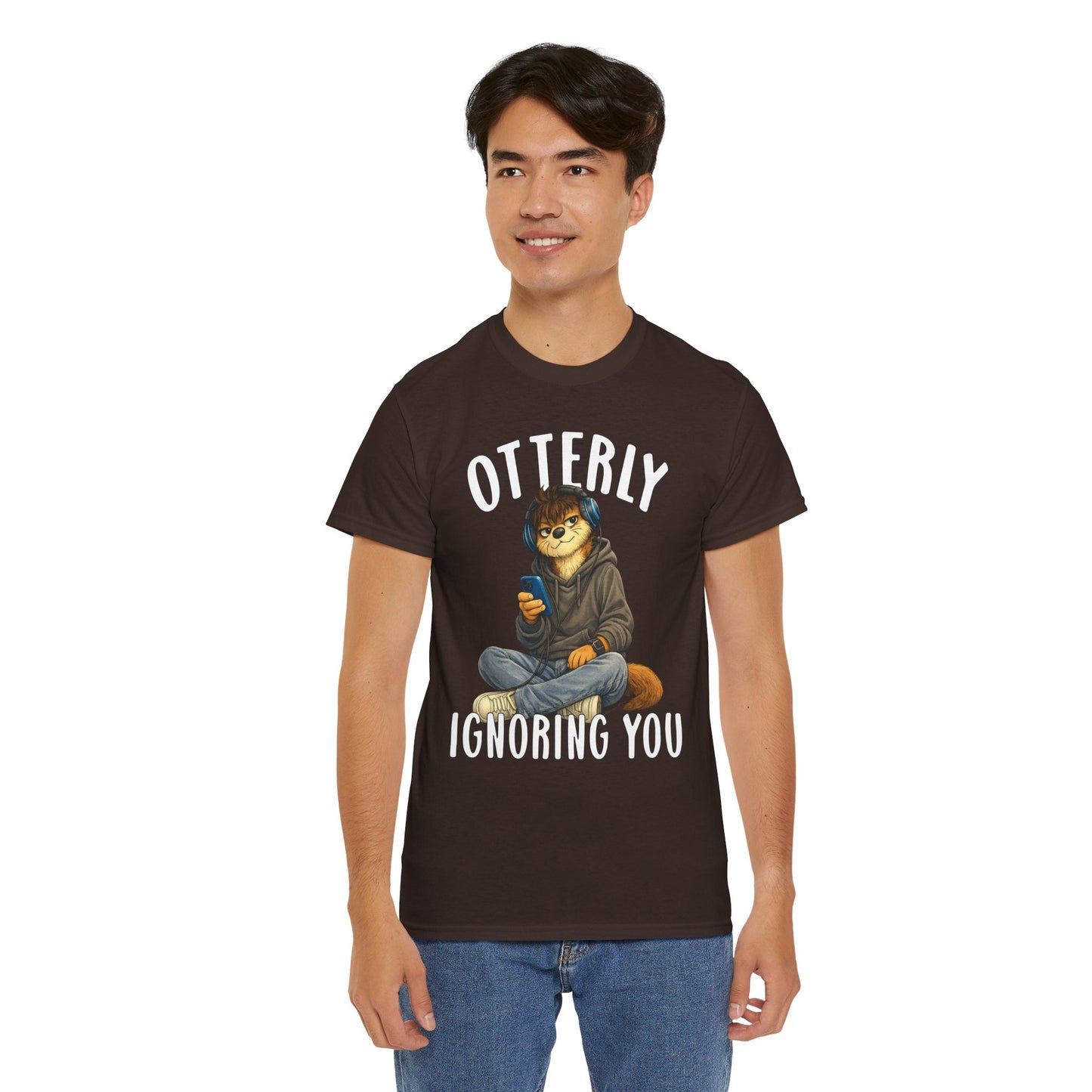 "Otterly Ignoring You" Teen Boy Tee - Otter Series