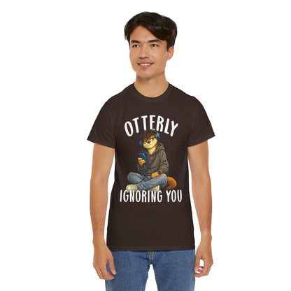 "Otterly Ignoring You" Teen Boy Tee - Otter Series