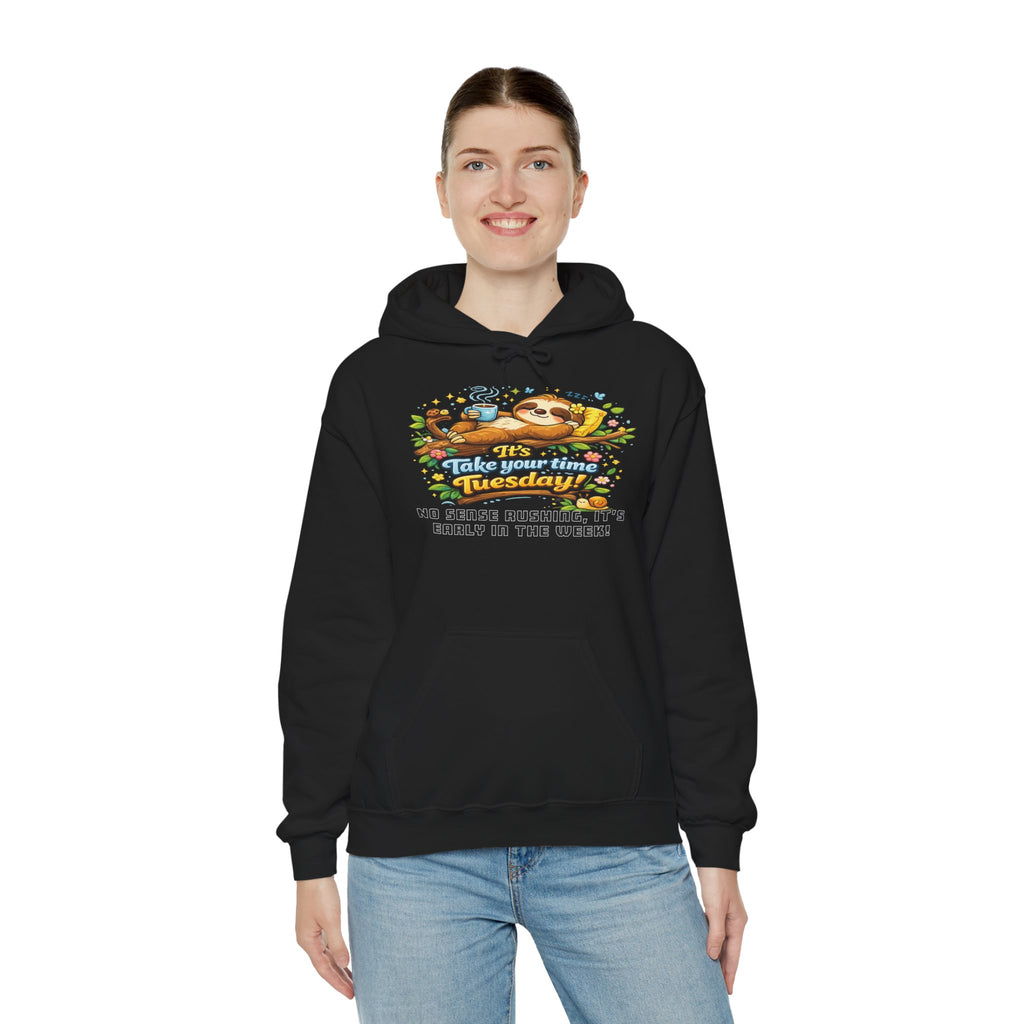 Tuesday - Procrastination Sloth Series Hoodie
