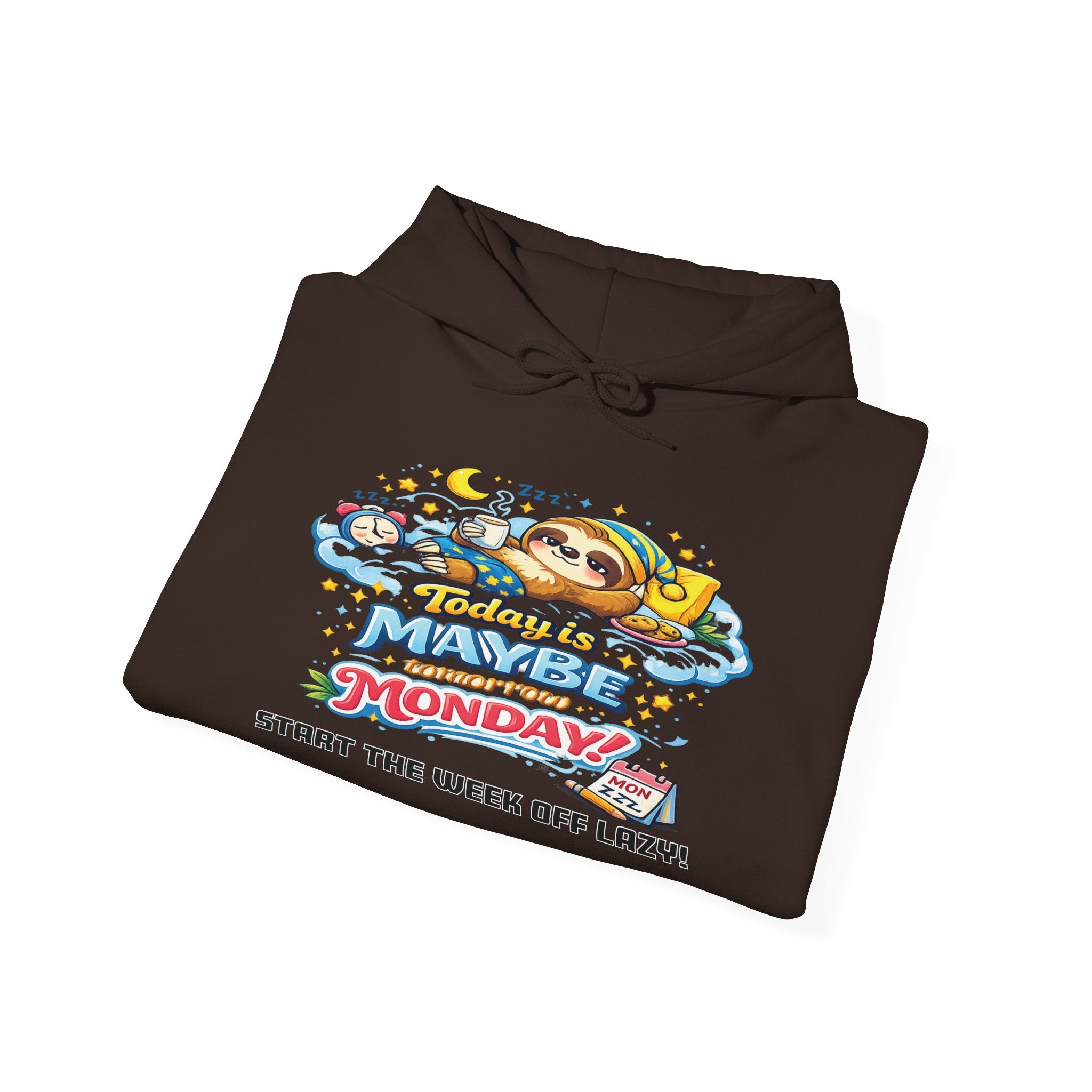Monday - Procrastination Sloth Series Hoodie