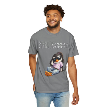 "Chill Happens" T-shirt Penguin Series