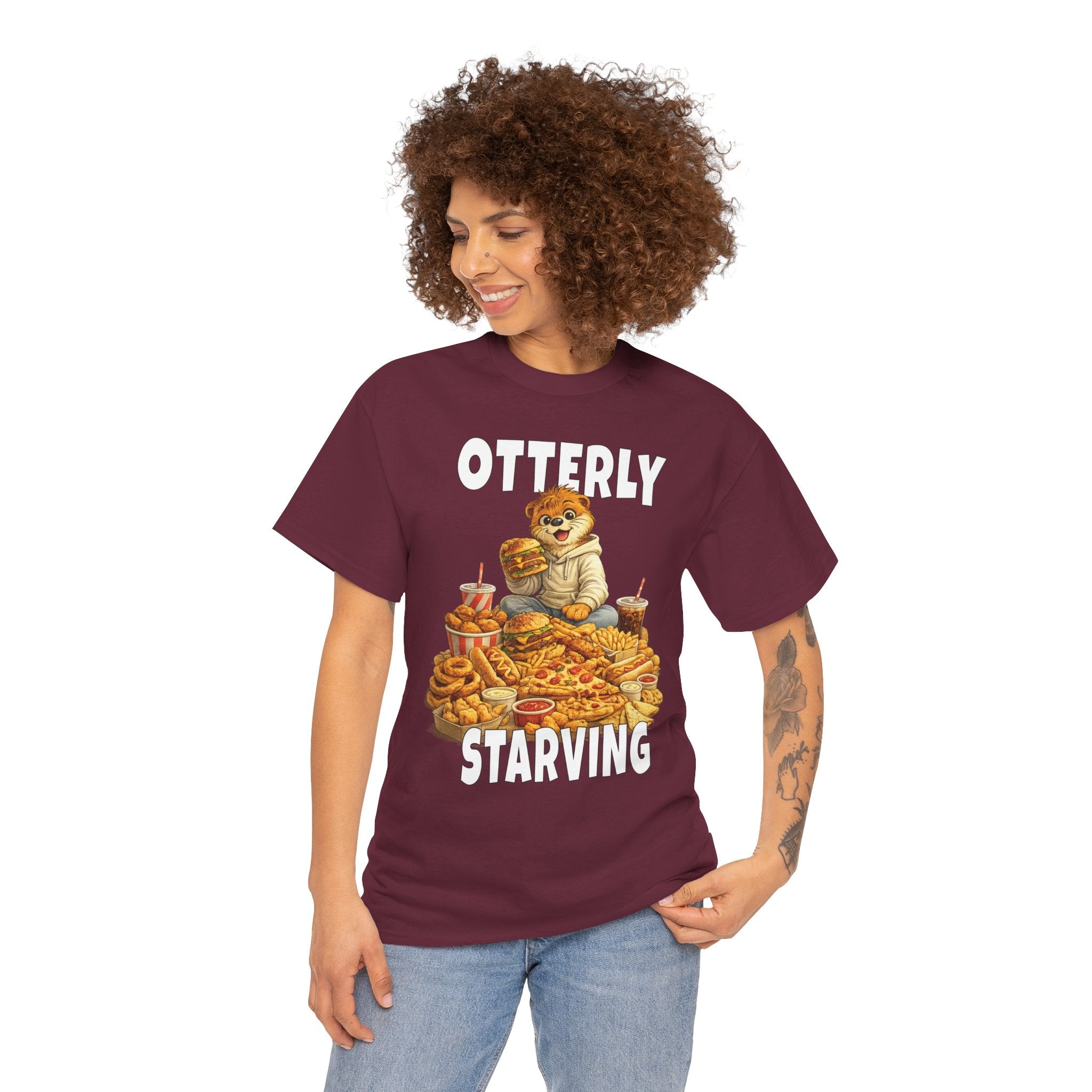"Otterly Starving" Tee - Otter Series