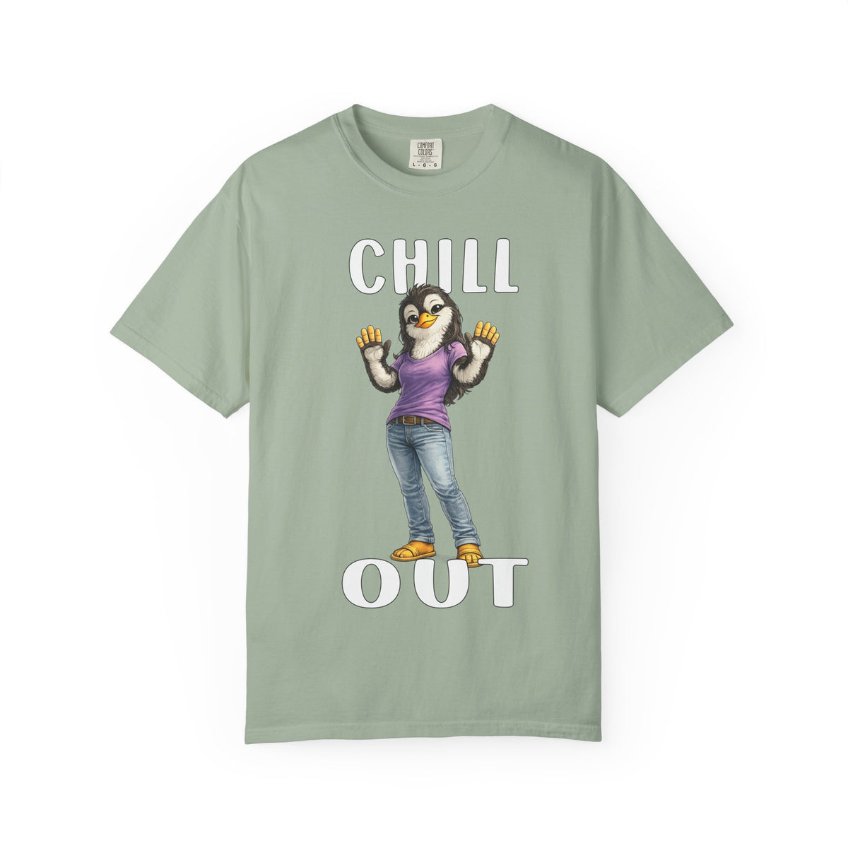 Chill Out Girl T-shirt - Penguin Series