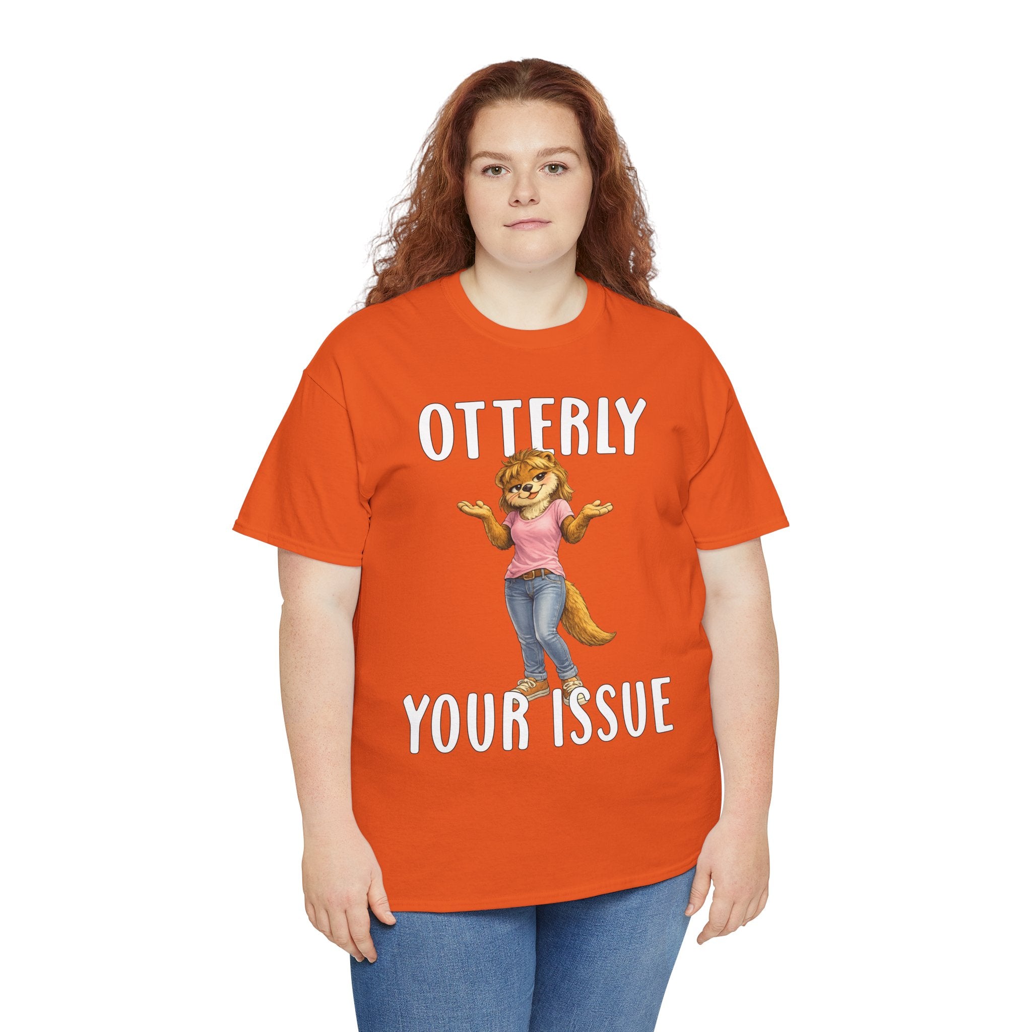 "Otterly Your Issue" Girl Tee - Otter Series
