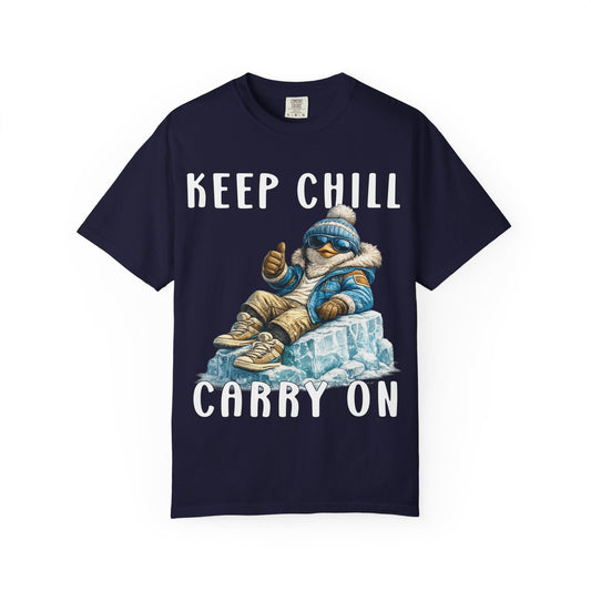 Keep Chill Carry On Boy T-shirt - Penguin Series