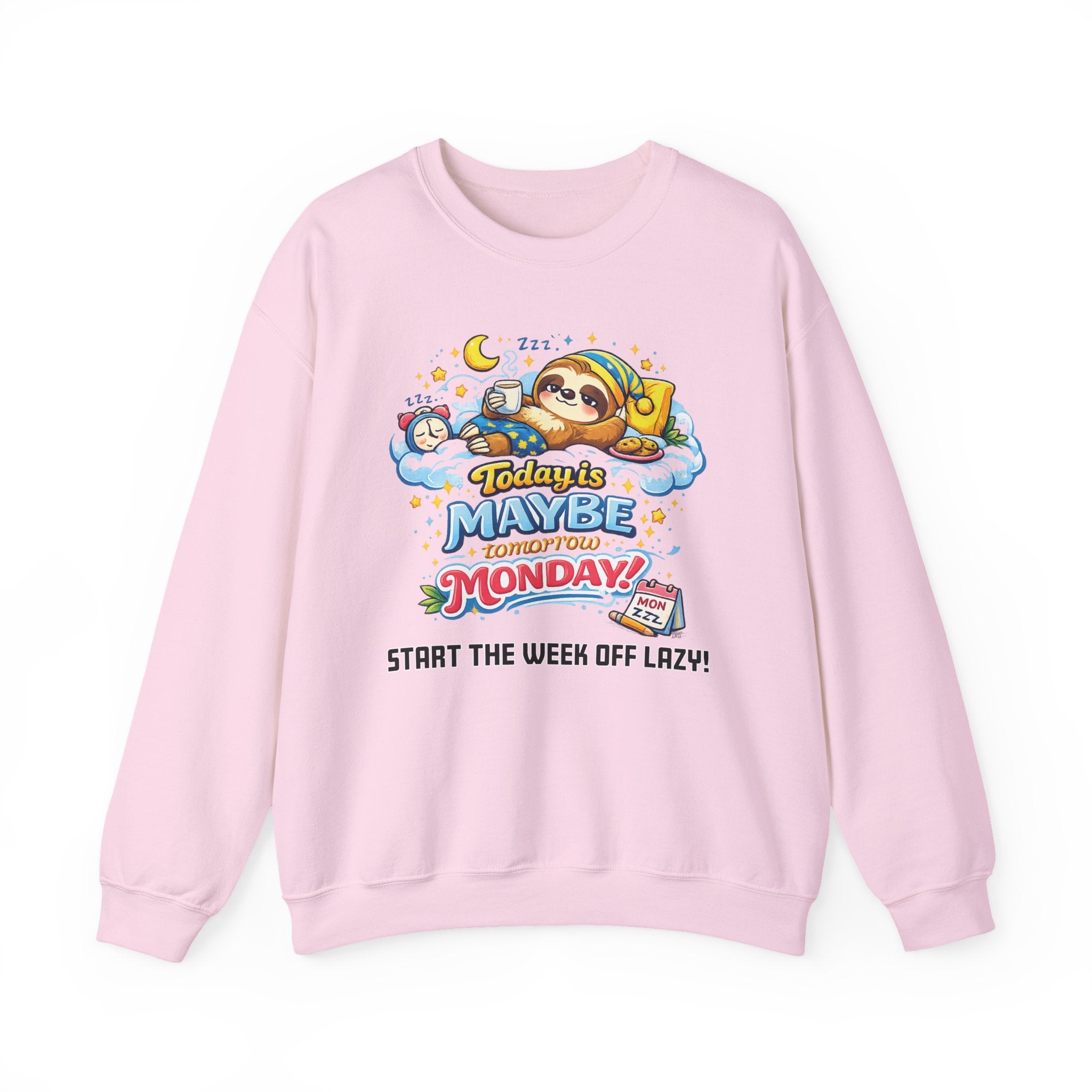 Monday - Procrastination Sloth Series Sweatshirt