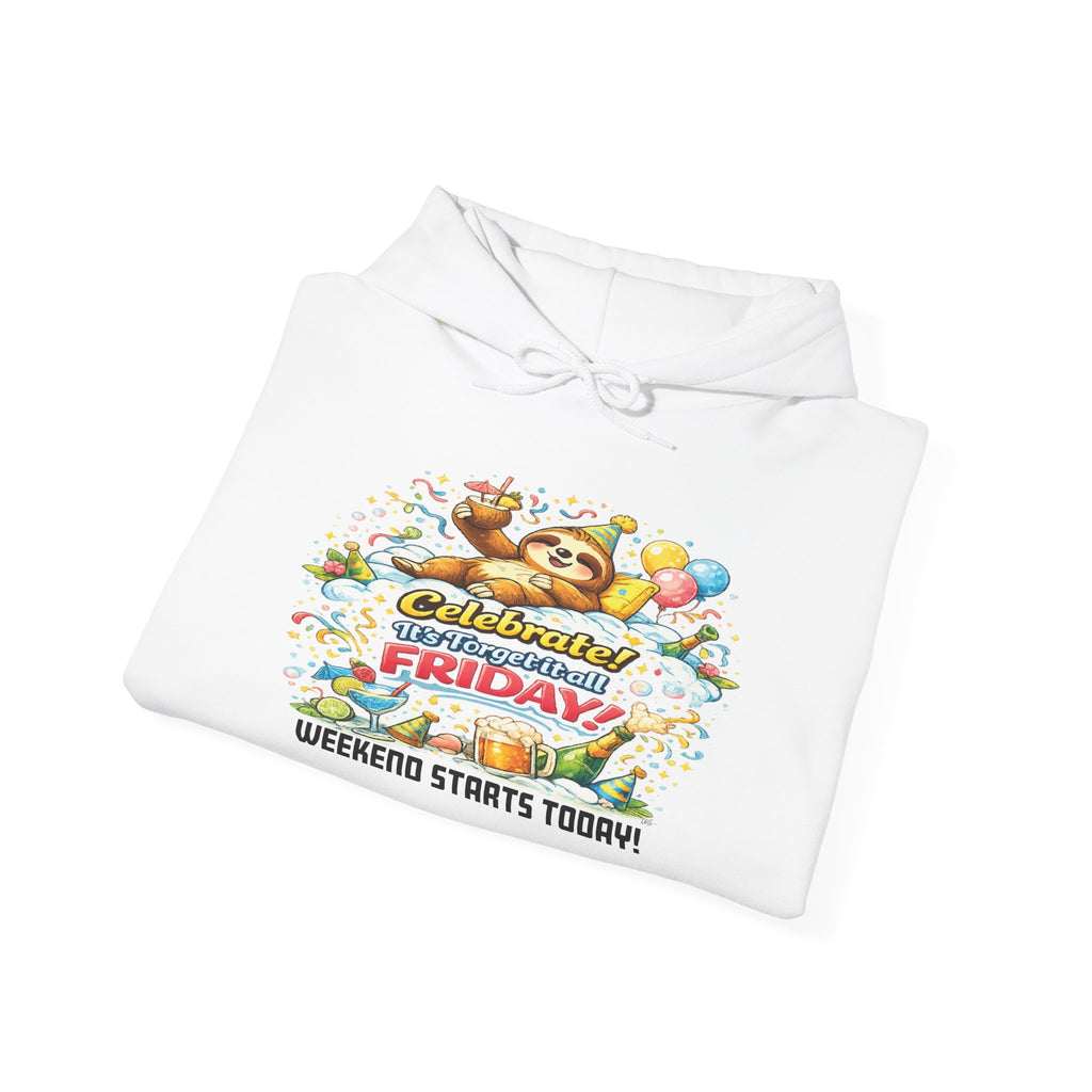Friday - Procrastination Sloth Series Hoodie