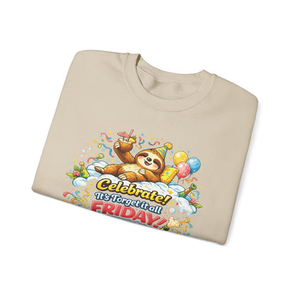 Friday - Procrastination Sloth Series Sweatshirt