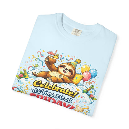 Friday - Procrastination Sloth Series T-shirt