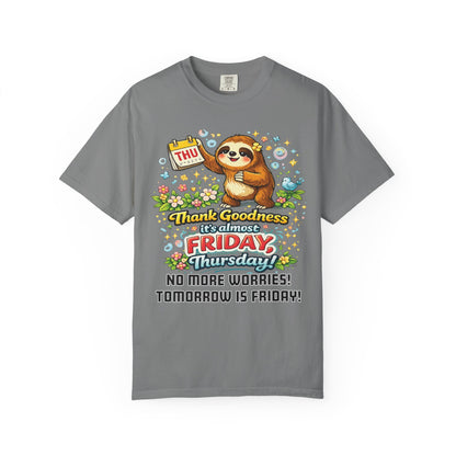 Thursday - Procrastination Sloth Series T-shirt