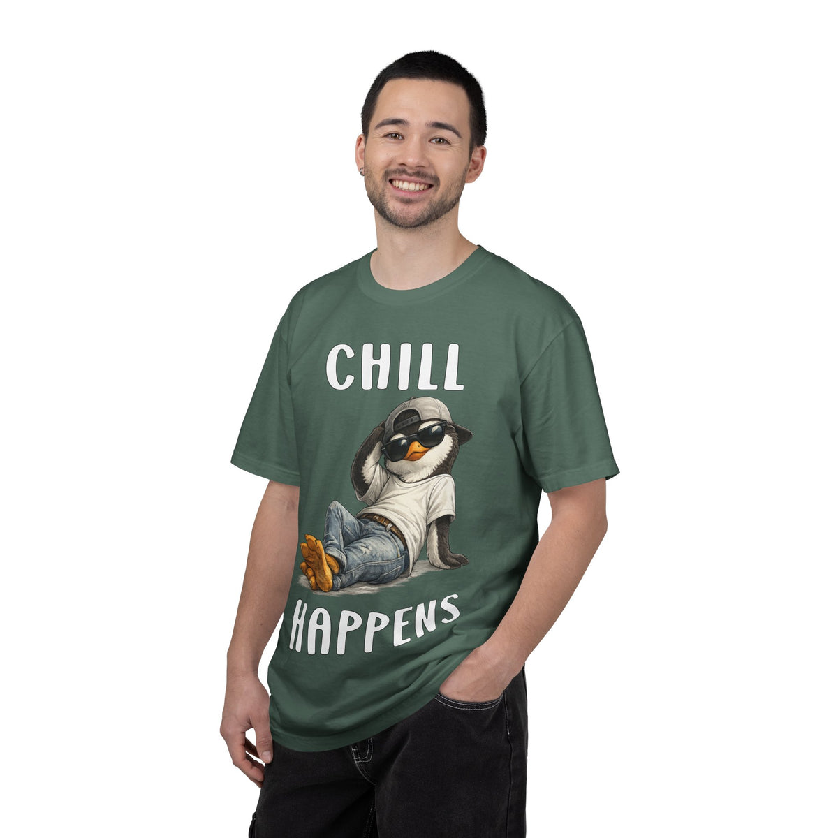 Chill Happens Boy T-shirt - Penguin Series