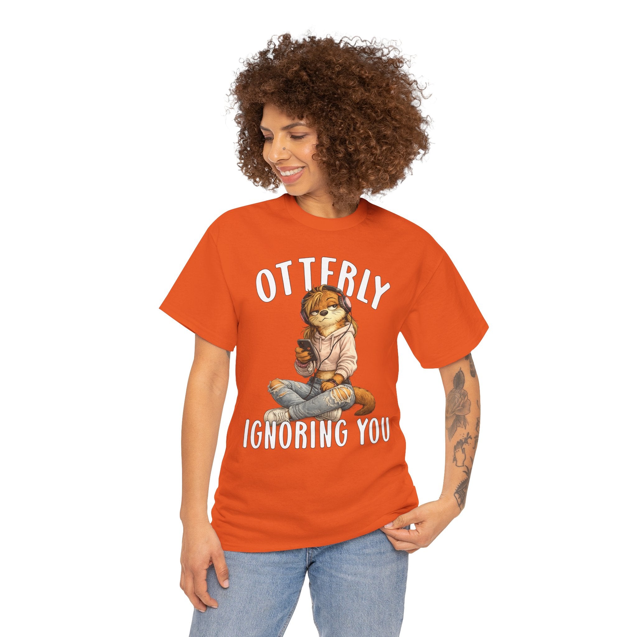"Otterly Ignoring You" TeenGirl Tee - Otter Series