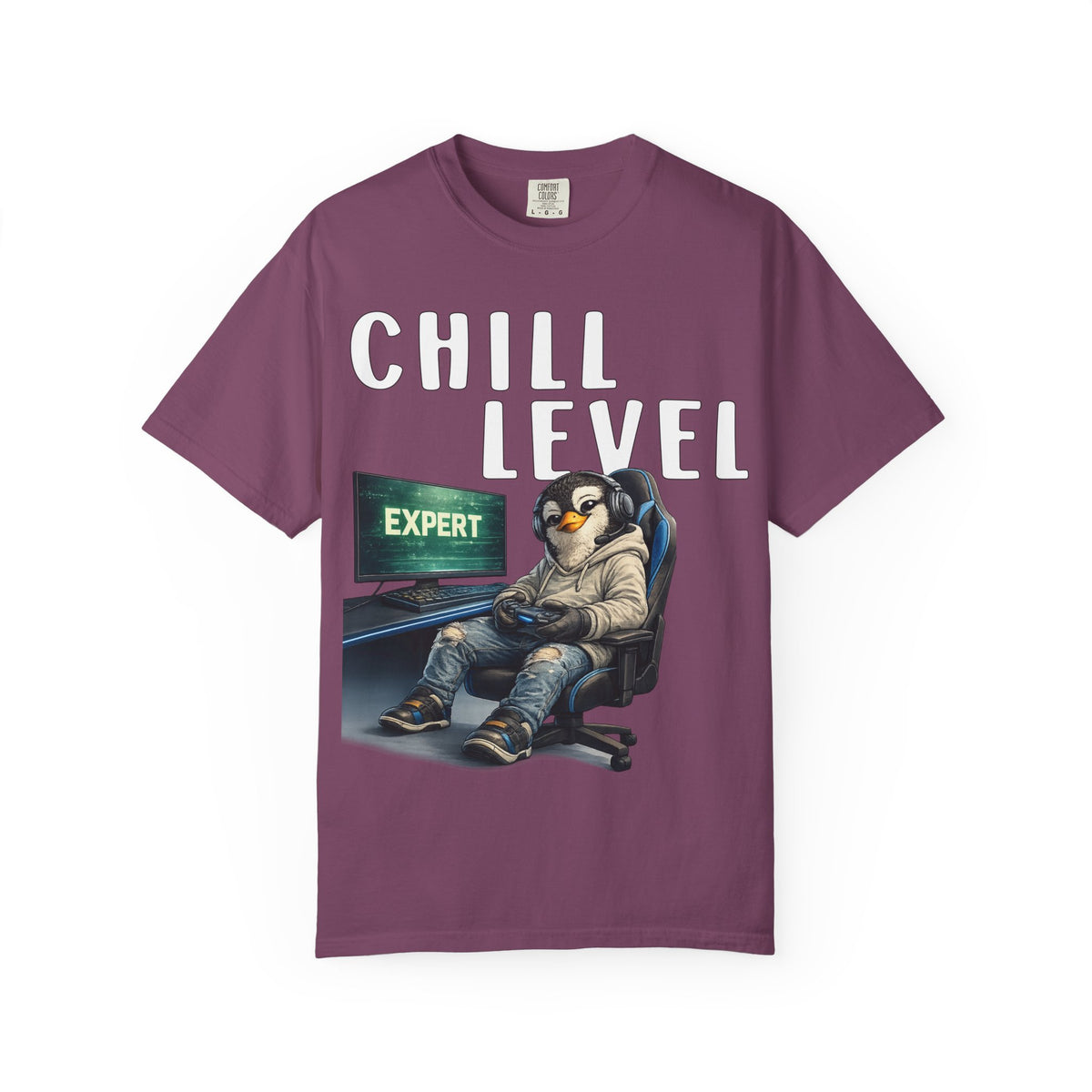 Chill Level Expert Boy T-shirt - Penguin Series