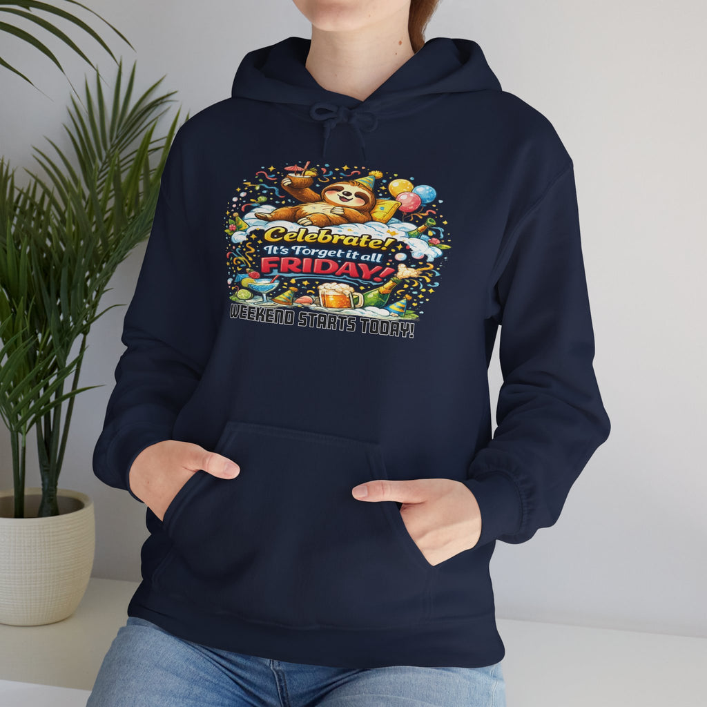 Friday - Procrastination Sloth Series Hoodie