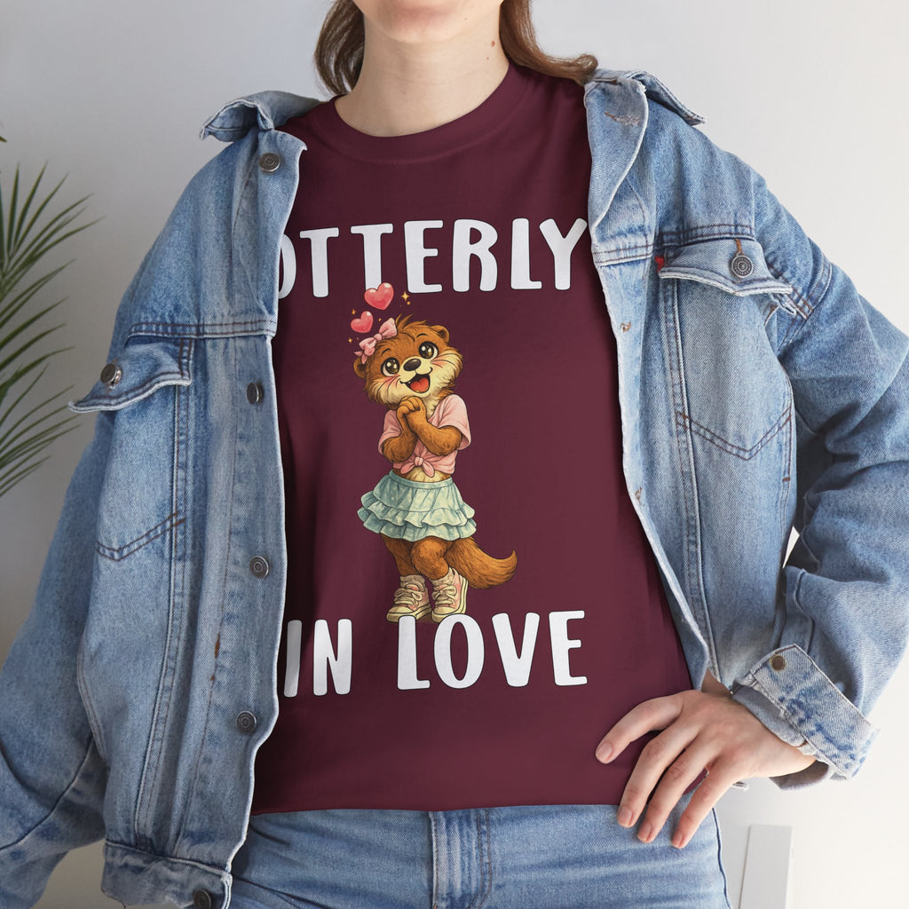 "Otterly In Love" Girl Tee - Otter Series